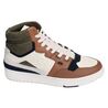 TH BASKET BETTER MIDCUT LTH MIX 4793 Beige Marron, Baskets montantes Tommy Hilfiger