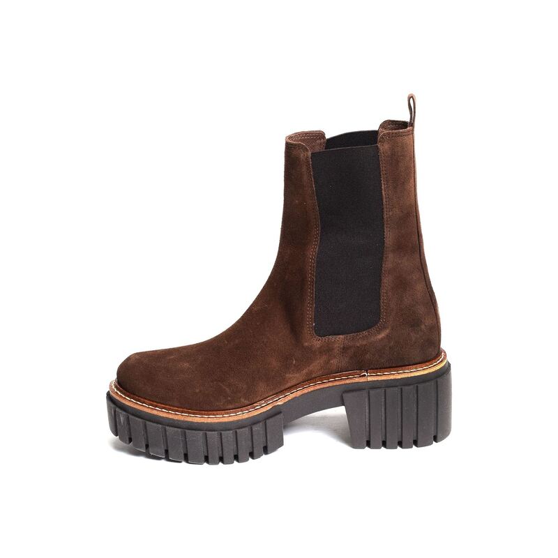 BASEA Chocolat, Chelsea boots Reqins