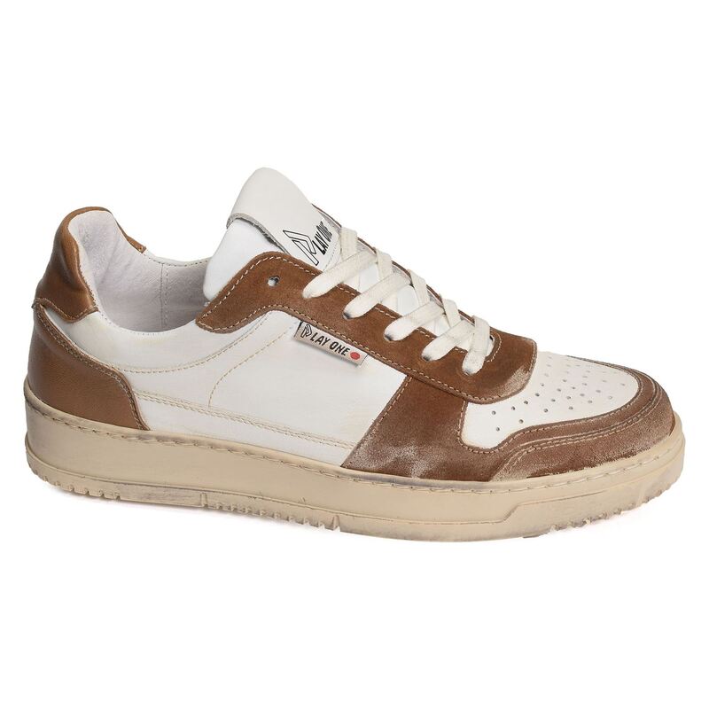 DUBAI Blanc Marron, Sneakers basses Play One