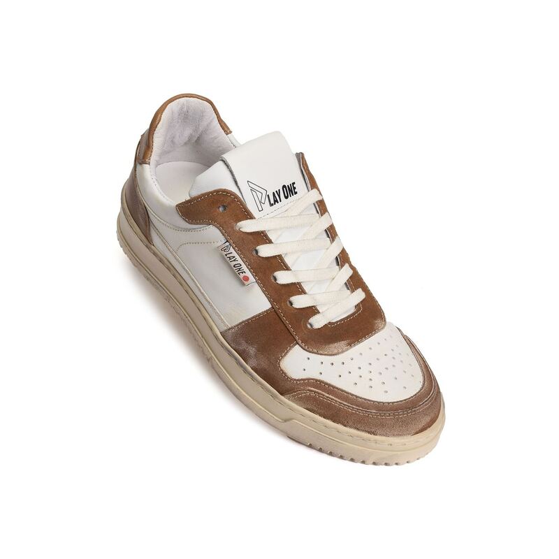 DUBAI Blanc Marron, Sneakers basses Play One