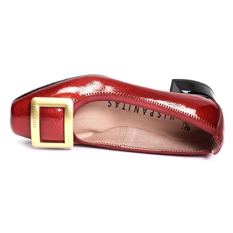 SALMA 233052 Verni Rouge, Ballerines Hispanitas