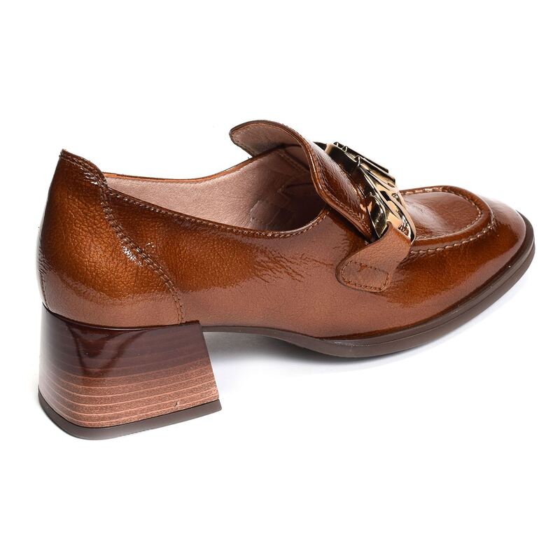 CHARLIZE 232992 Verni Camel, Mocassins Hispanitas