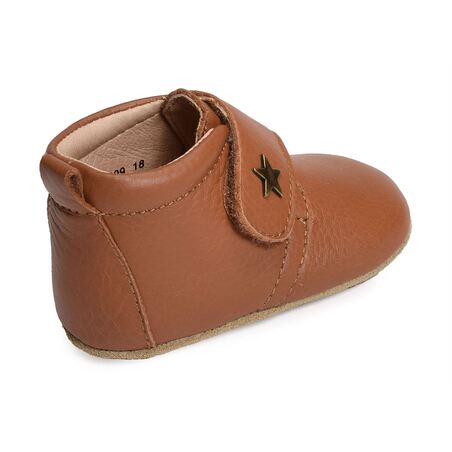 BABY STAR Cognac, Chaussures à Scratch Bisgaard