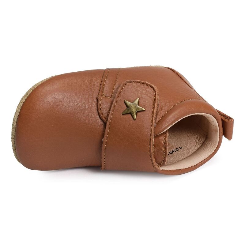 BABY STAR Cognac, Chaussures à Scratch Bisgaard