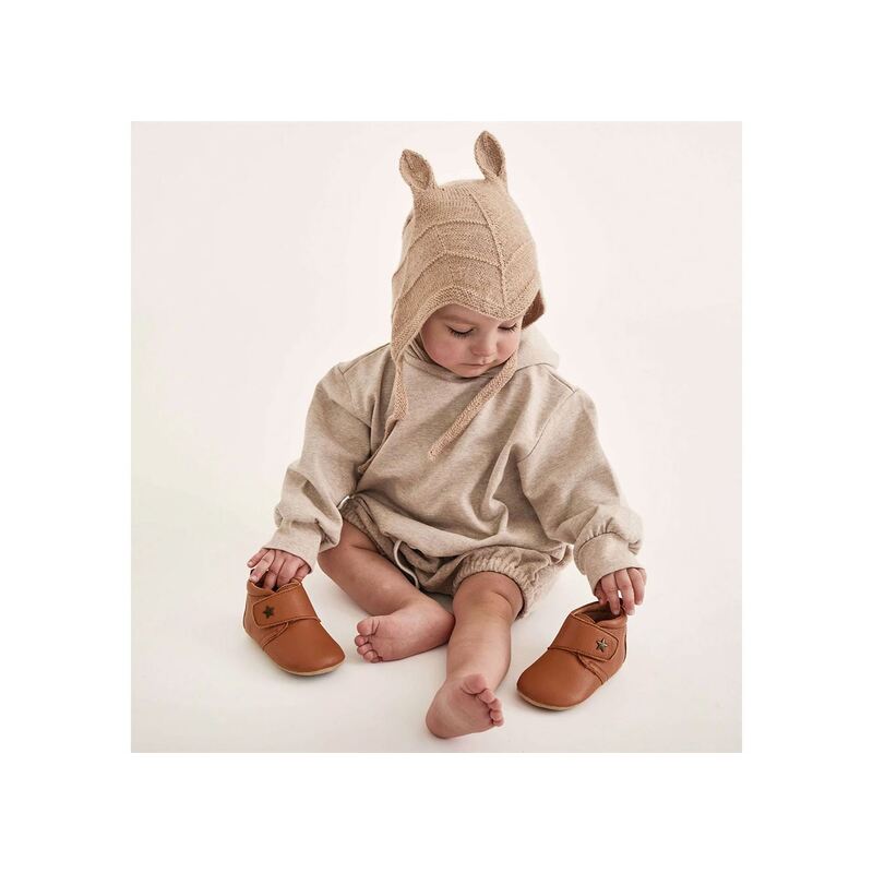 BABY STAR Cognac, Chaussures à Scratch Bisgaard