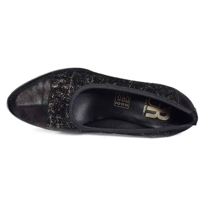 TURBAN Noir, Ballerines Geo Reino