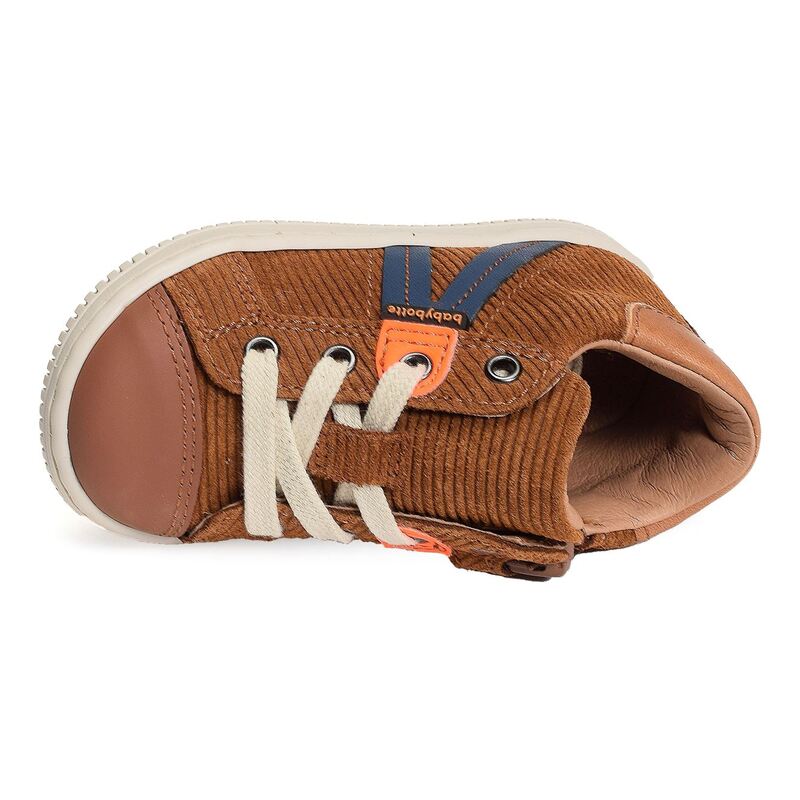 FERID ZIP Camel, Chaussures à Lacets Babybotte