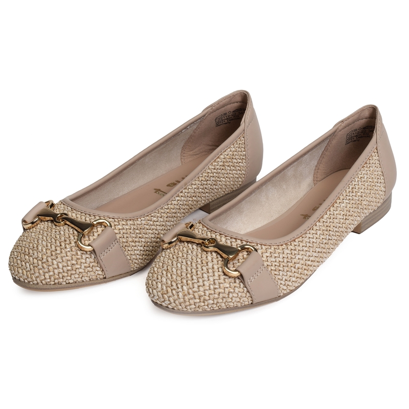 22112 Taupe, Ballerines Tamaris