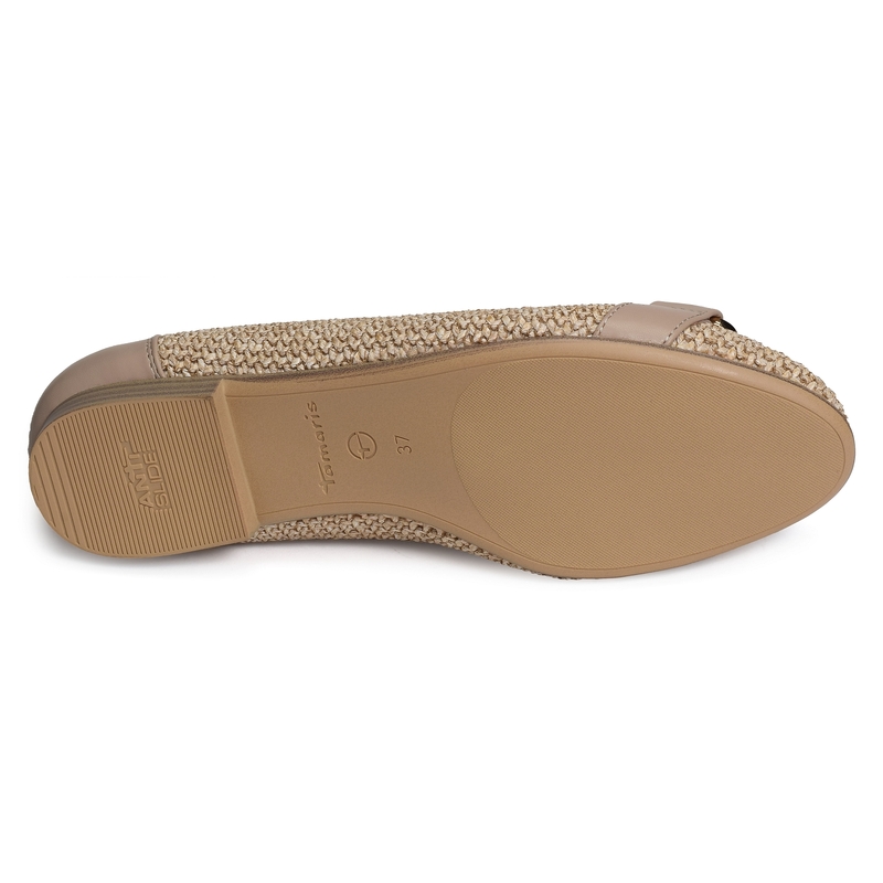 22112 Taupe, Ballerines Tamaris