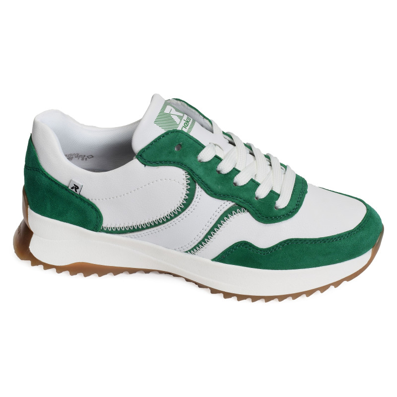 W1302 Blanc Vert, Baskets running Rieker