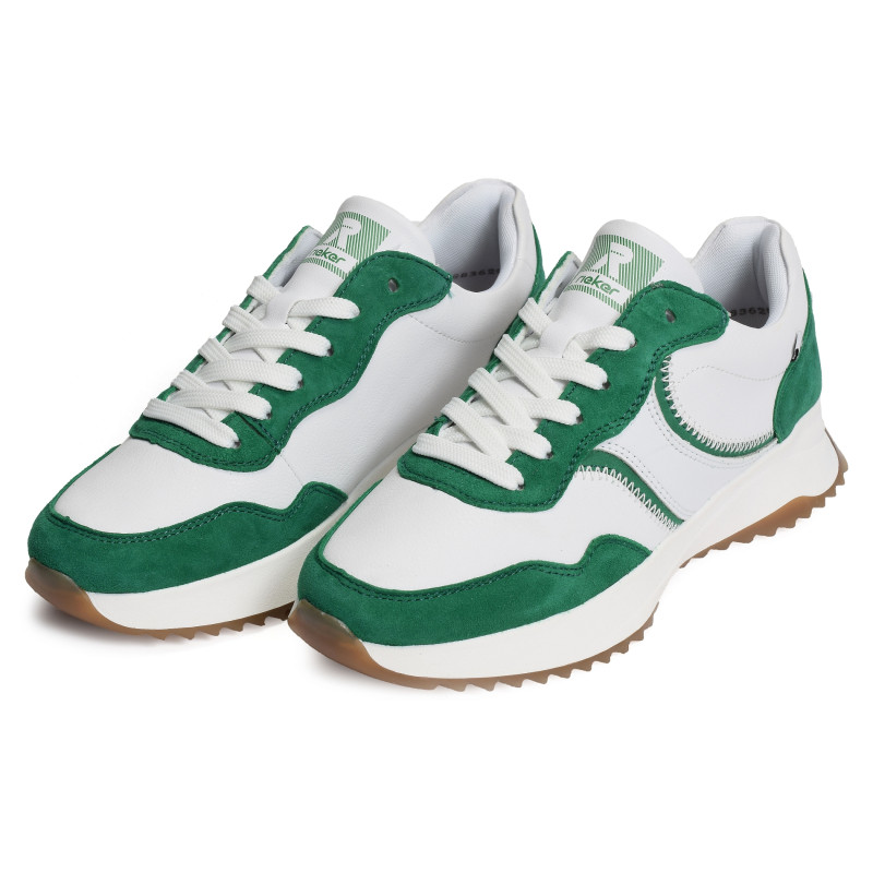 W1302 Blanc Vert, Baskets running Rieker