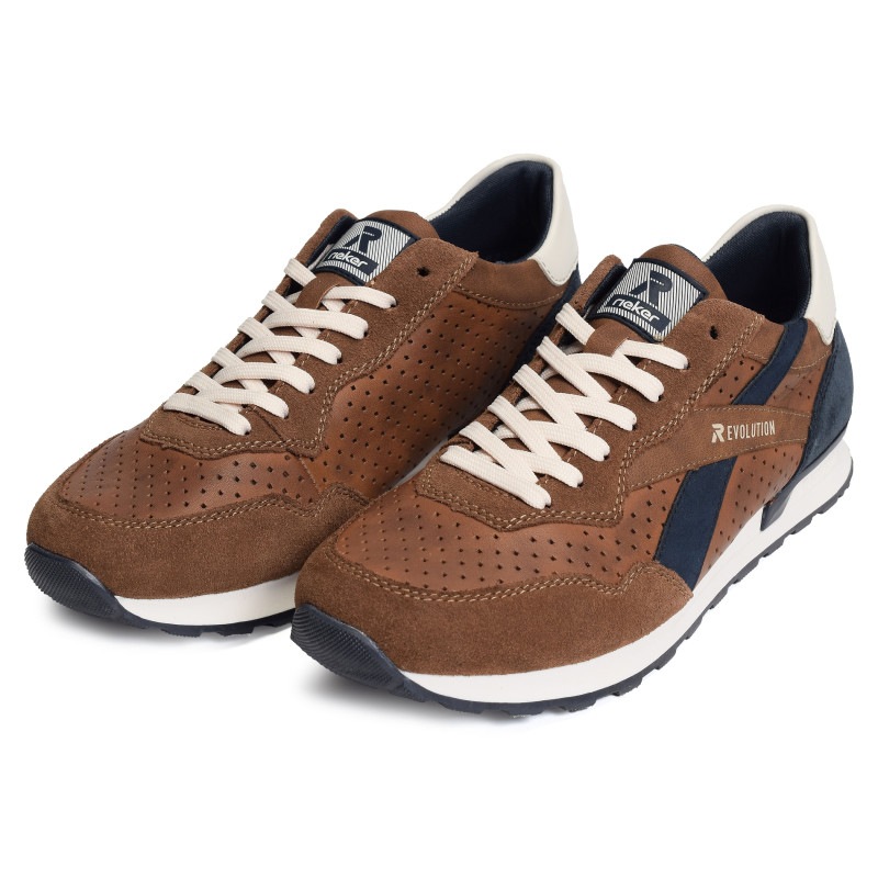 U0302 Marron, Sneakers basses Rieker