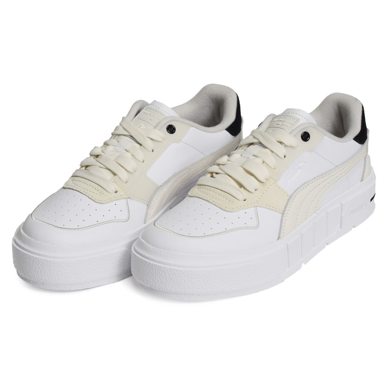 CALI COURT PURE LUXE Blanc Noir, Sneakers basses Puma