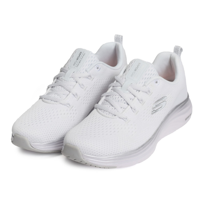 VAPOR FOAM MIDNIGHT GLIIMMER Blanc, Baskets running Skechers