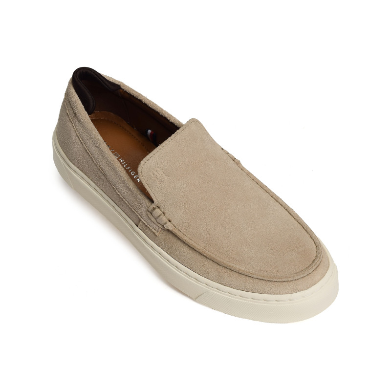 CASUAL HILFIGER SUEDE LOAFER 4985 Beige, Mocassins Tommy Hilfiger