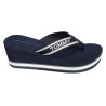 HILFIGER WEDGE BEACH SANDAL 7903 Marine, Tongs Tommy Hilfiger