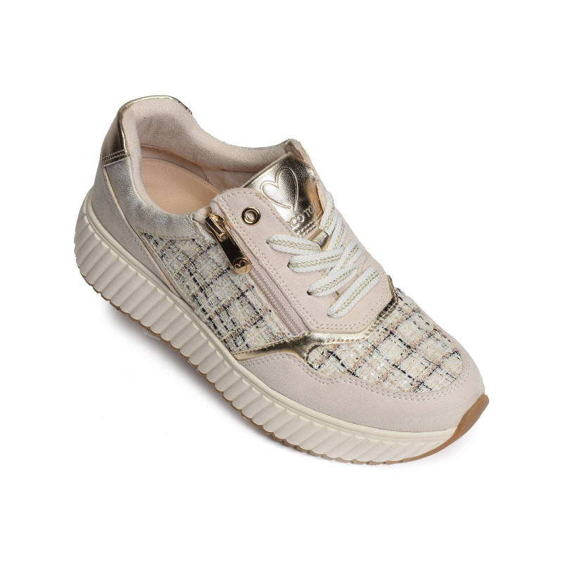 23741 Beige, Sneakers basses Marco Tozzi