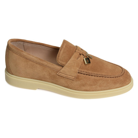 CARTER 5065 Camel, Mocassins Alpe