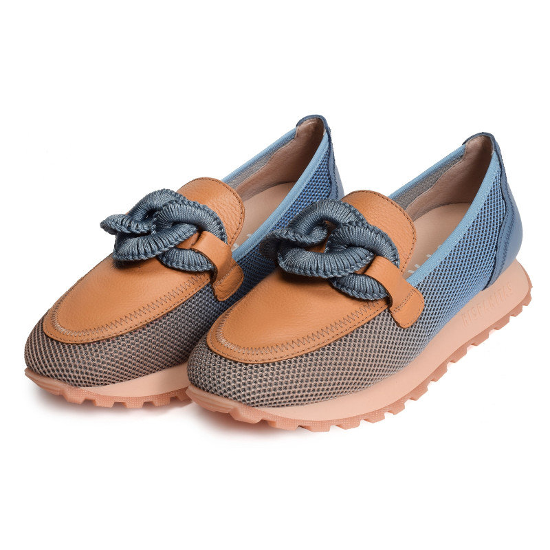 LOIRA 243270 Orange Bleu, Mocassins Hispanitas