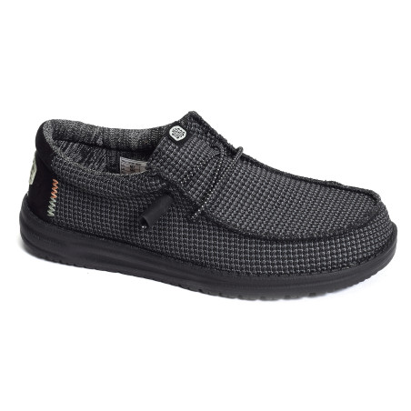 WALLY SPORT MESH Noir Noir, Chaussures basses HeyDude