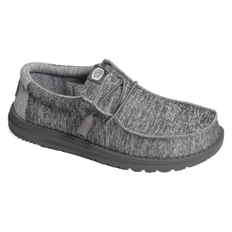 WALLY SPORT KNIT Anthracite, Chaussures basses HeyDude