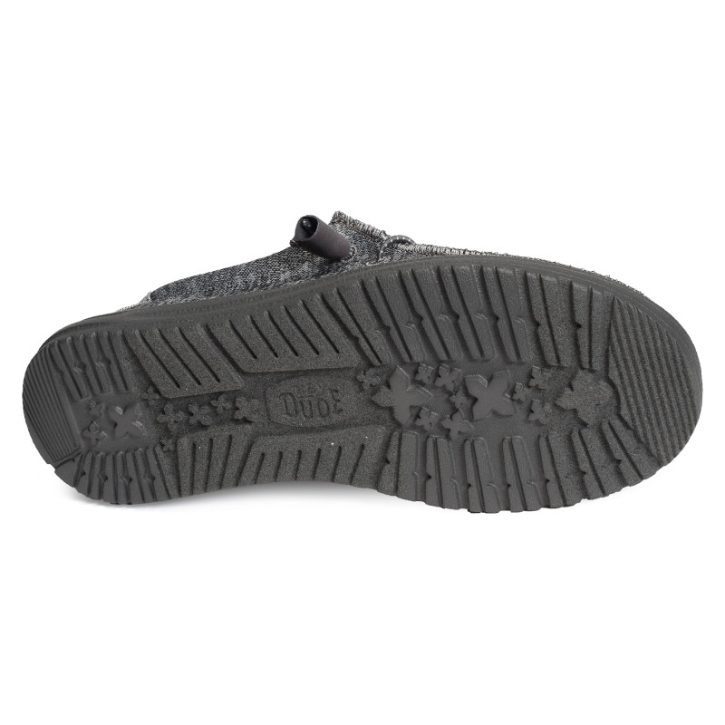 WALLY SPORT KNIT Anthracite, Chaussures basses HeyDude