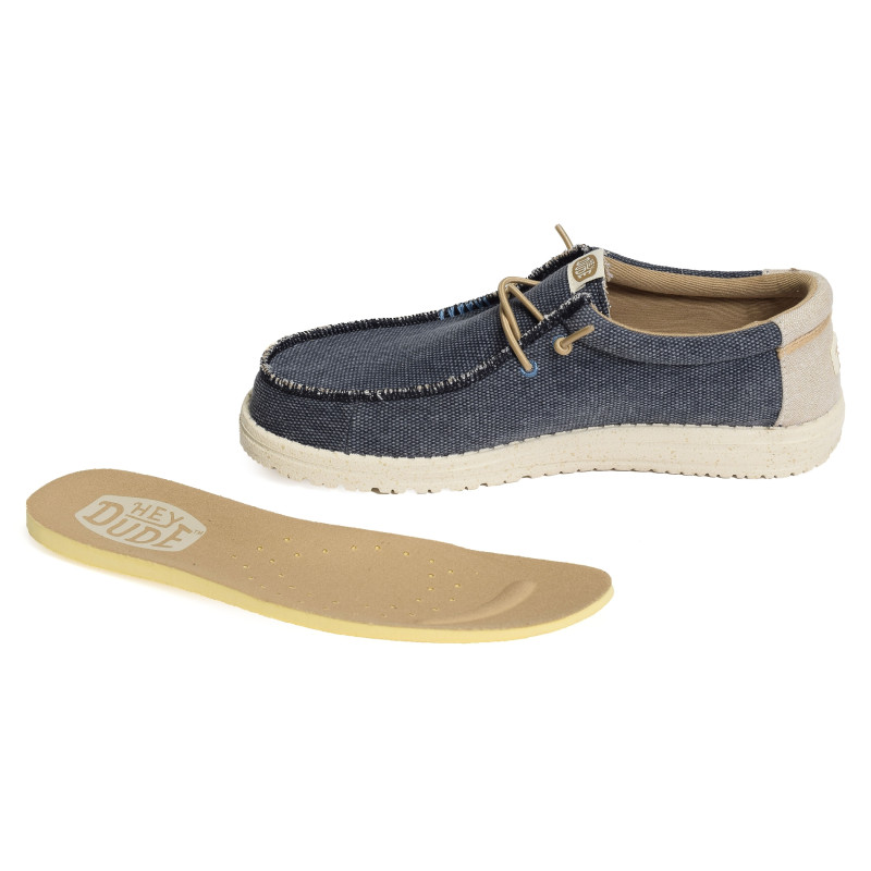 WALLY COASTLINE JUTE Marine, Chaussures basses HeyDude