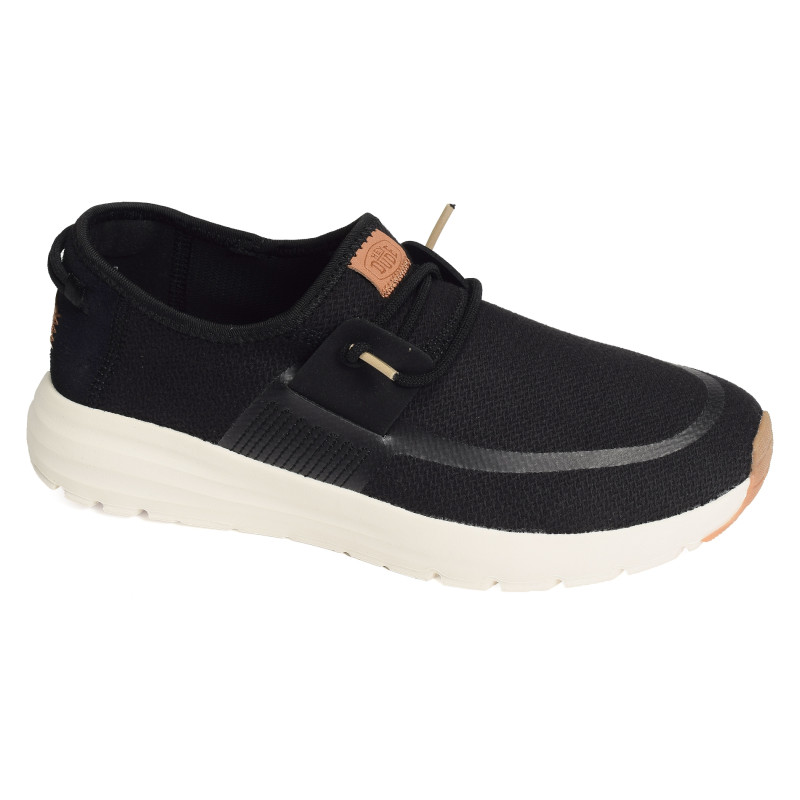 SIROCCO M NEUTRALS Noir Blanc, Chaussures basses HeyDude