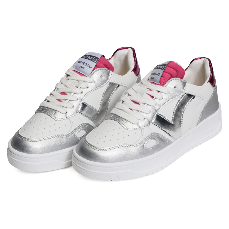 1257120 Argent, Sneakers basses Victoria