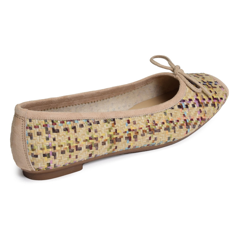 HARMONY RAFIA Multicolore, Ballerines Reqins