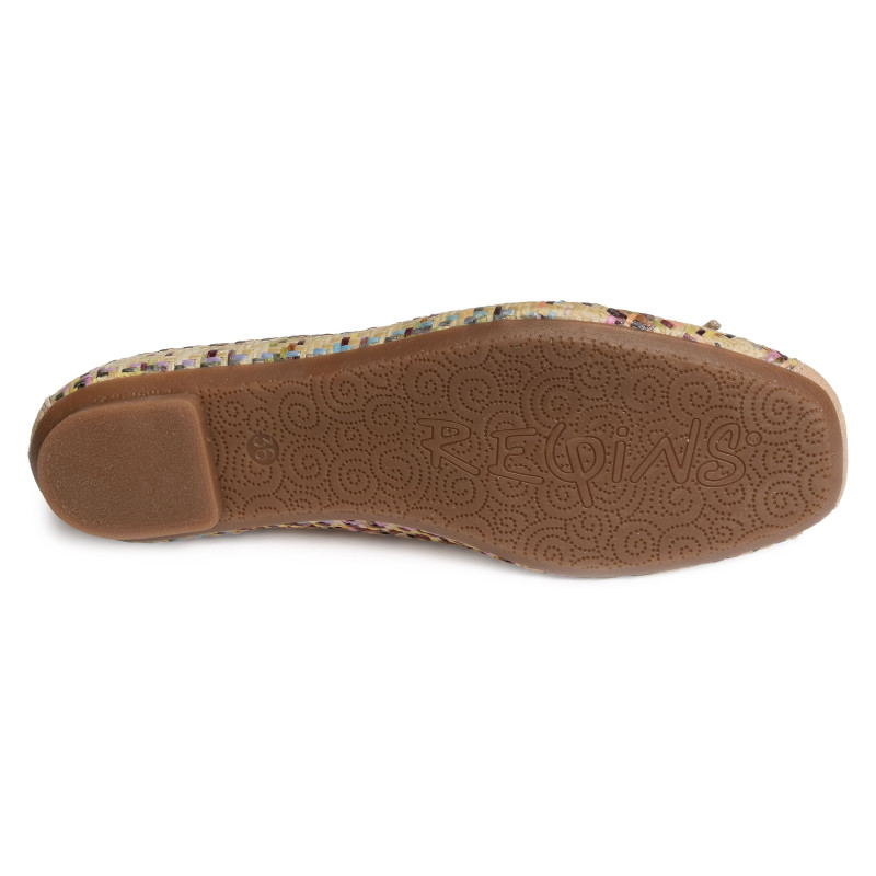 HARMONY RAFIA Multicolore, Ballerines Reqins