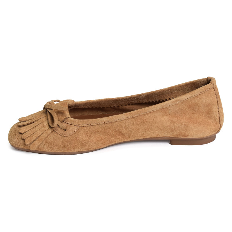 HINDI Marron, Ballerines Reqins