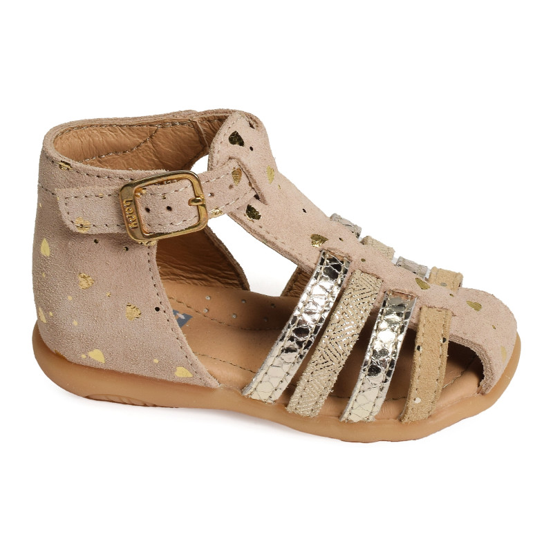 ZEPA Beige, Sandales plates & Nu-Pieds Bopy