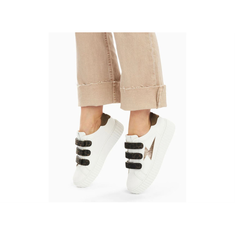 THAIS Blanc Kaki, Sneakers basses Vanessa Wu