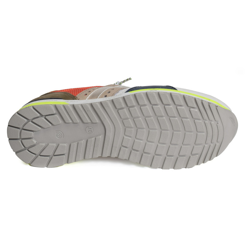 C1308 Blanc Multicolore, Baskets running Cetti